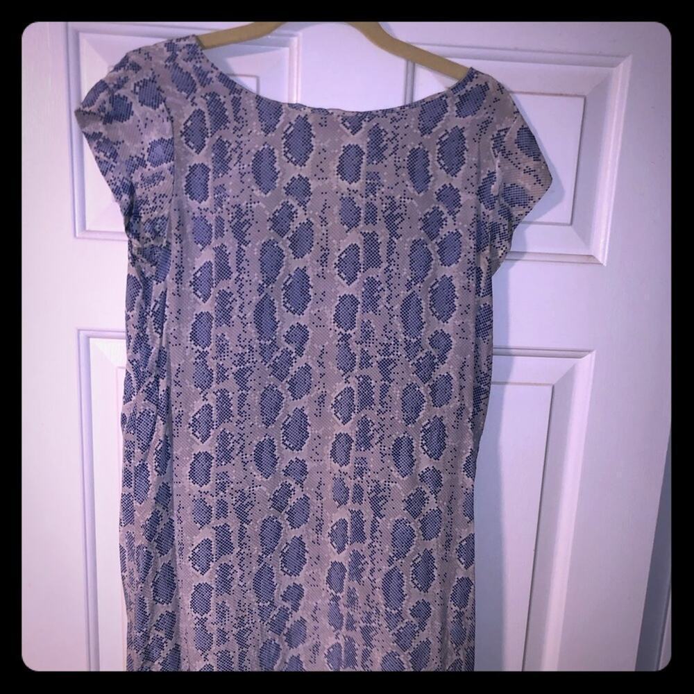 JOIE blue snakeskin 🐍 short dress